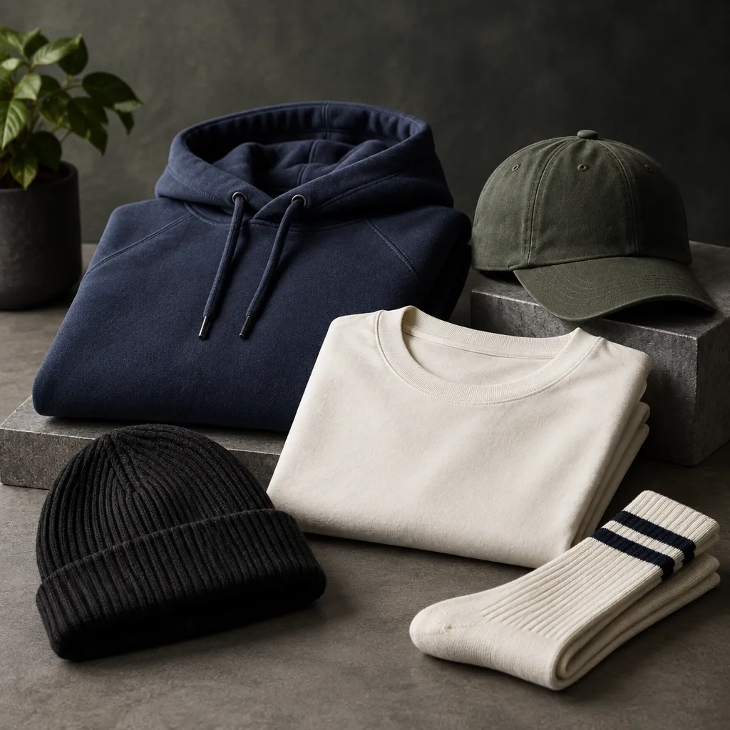 Branded clothing and textiles for a UK corporate merchandise project
